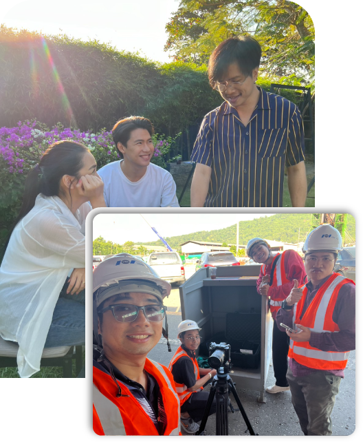 ภาพเบื้องหลังการทำ tiktok เชิงคุณภาพ
