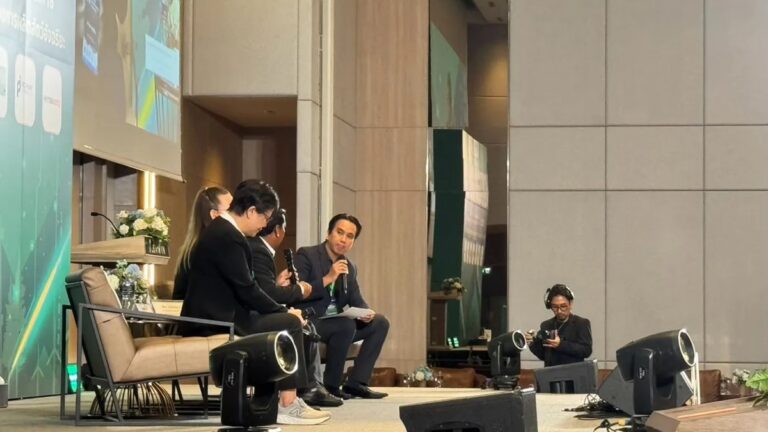 เวทีเสวนาพร้อมระบบไฟและเสียงในงานประชุมวิชาการ NASCOT 2026 ที่ PubPab ดูแล